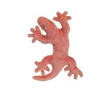 Lenny Lizard Organic Plush Dog Toy with Squeaker: Pink