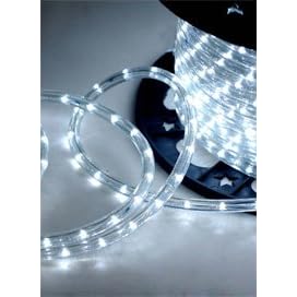 110v 66' Cool White LED rope Light Package - Premium Grade by 