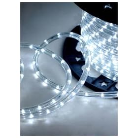 Cool White 3.3 FT 110V-120V LED Rope light Kit, 1.0" LED spacing, Christmas Lighting, Outdoor rope light