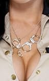 ForPlay Rhinestone Handcuff Necklace 977501