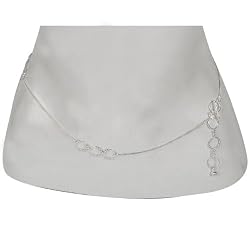 Sterling Silver Belly Waist Chain Length 31.75 inches