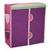 Spielwaren : roba 98630 - Puppenkleiderschrank Canvas, aus textilen Flächen mit Pappfüllung, zusammenlegbar, seitliche Taschen, HxBxT: 64 x 55 x 25 cm