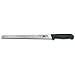 Victorinox Cutlery 12-Inch Wavy Edge Slicing Knife, Black Fibrox Handle