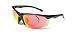Optic Nerve Beta Sunglasses, Shiny Black