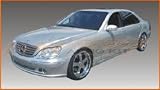01-05 MERCEDES BENZ S CLASS W220 L-STYLE LONG SIDE SKIRT