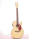 190 Acoustic / Electric MAPLE Guitar w Mother Of Pearl - B001MZUEXU