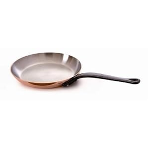  6504.26-Cuprinox Extra-Thick 2-1/2 mm 10-1/2-Inch Round Frying Pan