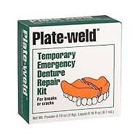 Plate Weld Temporary Emergency Denture Repair Kit - 1 Ea