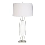 Kichler Lighting 70753 Stella 30-3/4-Inch Table Lamp, Chrome with Satin-Etched Cased Opal Glass