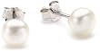 Valero Pearls Valero Classics Damen-Ohrstecker 925 Sterlingsilber S&uuml;&szlig;wasser-Zuchtperlen wei&szlig; ca. 6,0-6,5 mm  181130