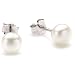 Valero Pearls Valero Classics Damen-Ohrstecker 925 Sterlingsilber S��wasser-Zuchtperlen wei� ca. 6,0-6,5 mm  181130