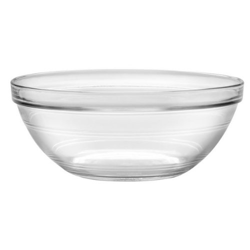 Duralex Lys Stackable Glass Bowl, 6-3/4
