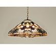24 Inch W Jeweled Grape Pendant With Cluster Ceiling Fixture