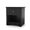 Furniture online: South Shore Furniture, Vito Collection, Night Stand, Pure black