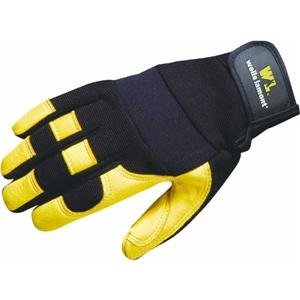 Wells Lamont 3213M Microlar 3, Spandex Back, G80 Thinsulate, Work Glove with Grain Deerskin, Medium