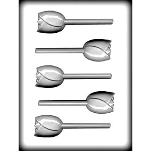 1 3 4 tulip sucker Hard Candy Mold: 1 Count by CKP
