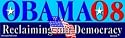 Barack Obama - Reclaiming our Democracy Bumper Sticker