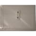 Filexec Poly envelope, Photo size, Side load, Button string closure, Clear (Pack of 12) (50074-15403)