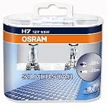 from Osram Silverstar Osram Silverstar H7 499 +50 Upgrade Headlight Car Bulbs