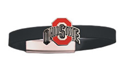Ohio State University Buckeyes Rubber Slider Athletic Bracelet