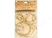 Blue Moon Earring Drop Natural Elegance Round Assorted Gold 52pc Image