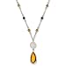 New Orleans Saints Crystal Logo Necklace