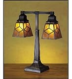 LAMPS BEAUTIFUL Craftsman Mission Diamond Mica Table Lamp by Meyda Tiffany--Excellent customer service--see our feedback.