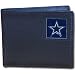 NFL Boxed Bifold Leather Wallet in Tin - Dallas Cowboys