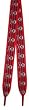 Foot Galaxy 54" Red and Black Stripe with Skull Shoe Laces