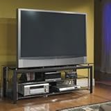Bush Midnight Mist Collection 60' Plasma TV Stand Video Base