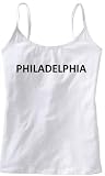 PHILADELPHIA - City Series - White Women's / Girls Camisole (Girlie / Babydoll)