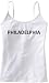 PHILADELPHIA - City Series - White Women's / Girls Camisole (Girlie / Babydoll)