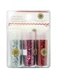 Martha Stewart Crafts - Valentine - Tinsel Glitter Embellishment Variety - 3 Piece Set with Glue