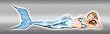 Window Graphic - 20x65 Pin-up Christy Window Graphics Pinups