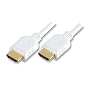 Ex-Pro - 1.5m - Pro White HDMI V1.3b Cable / Lead. OFC Gold connections, double sheilded cable. 720/1080p standard. Suitable for HDTV, LCD, Plasma, Sky, Virgin, Digital TV, PS3 etc.