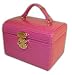 Exclusive Crocodile Genuine Pink Leather Joan Jewelry Case