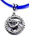 14 Blue Dragon Circle Necklace Sterling Silver Jewelry