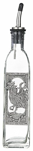ROOSTER country OIL BOTTLE glass kitchen home decor