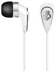 Skullcandy 50-50 In Ear Bud with In-Line Microphone and Control Switch/Volume (White Black)