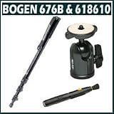 compact-monopod Manfrotto 4 Section Light-Weight Monopod and Compact Tripod head