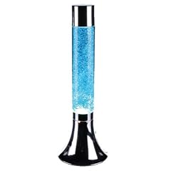 Glitter 57/1300 Lavalampe FLOWING GLITTER blau