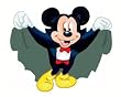 Disney Mickey Mouse Dracula 40" Mylar Balloon