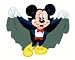 Disney Mickey Mouse Dracula 40" Mylar Balloon