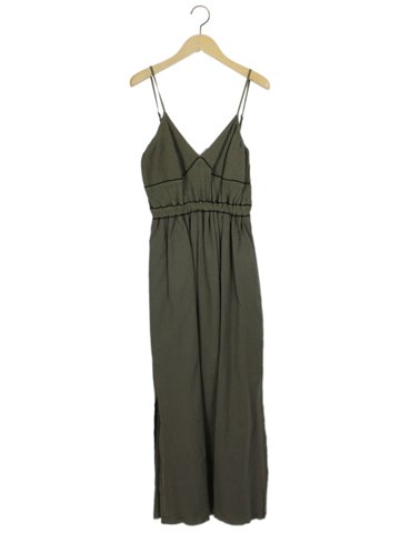 (シーニューヨーク) Sea New York Smocked Tank Dress SS16-115 カーキ 2