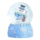 Precious Moments Annual Snowman With Violin Waterball "Winter Wonderland"