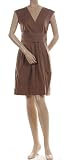 BCBG MAX AZRIA - BCBG TART COTTON PLEATED V-NECK MINI DRESS NEW 8
