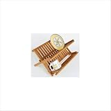 Lipper International 8813 Bamboo Folding Dishrack