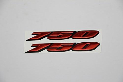 Kodaskin Motorcycle Sticker Raise 750 3D Decal Emblem for Suzuki GSXR750 K4 K5 K6 K7 K8 K9 Red