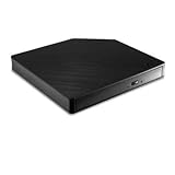 LG Electronics Portable 8x Slim DVD+/-RW External Drive with-DISC Support, Black (GP30NB30)