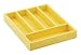 Mountain Woods Yellow 5 Compartment Silverware Organizer Tray